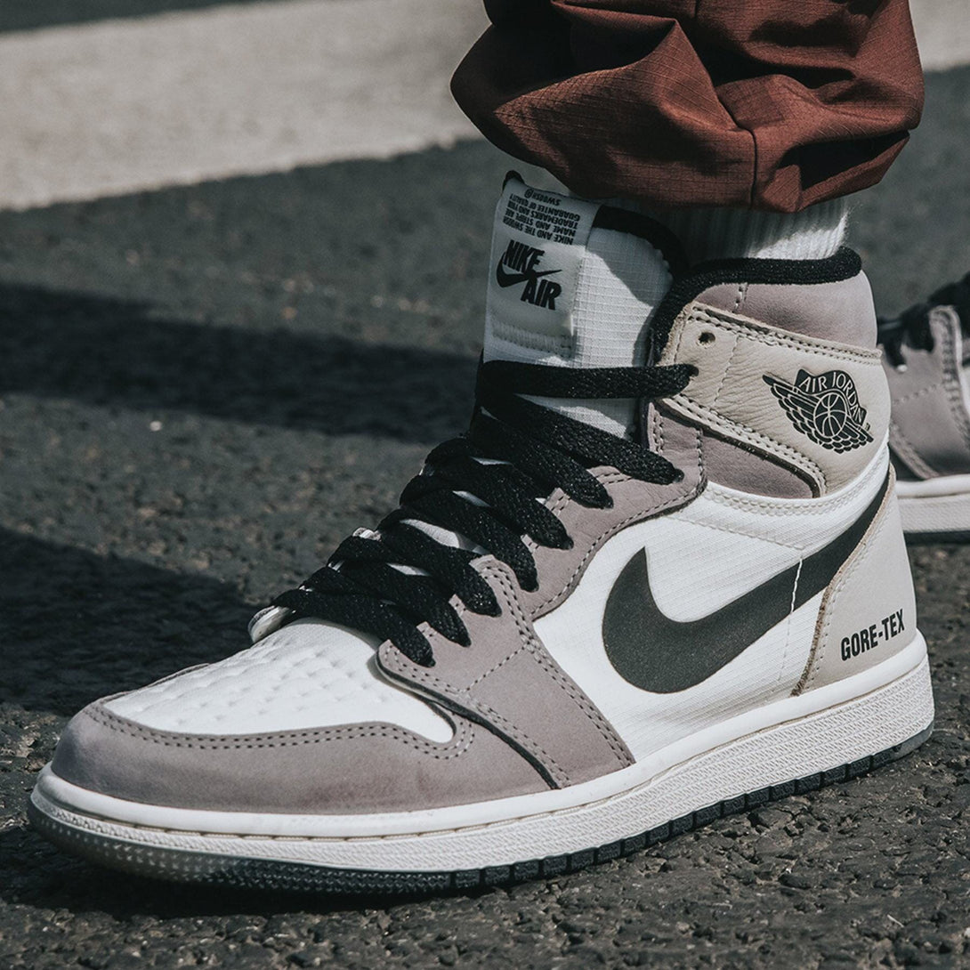 Air Jordan 1 High Element Gore-Tex 'Light Bone'- Streetwear Fashion - lacezy.com