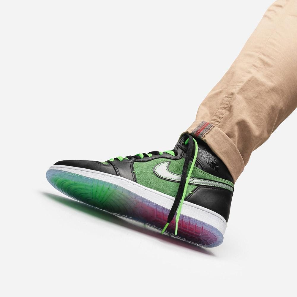 Air Jordan 1 High Zoom 'Rage Green'- Streetwear Fashion - lacezy.com