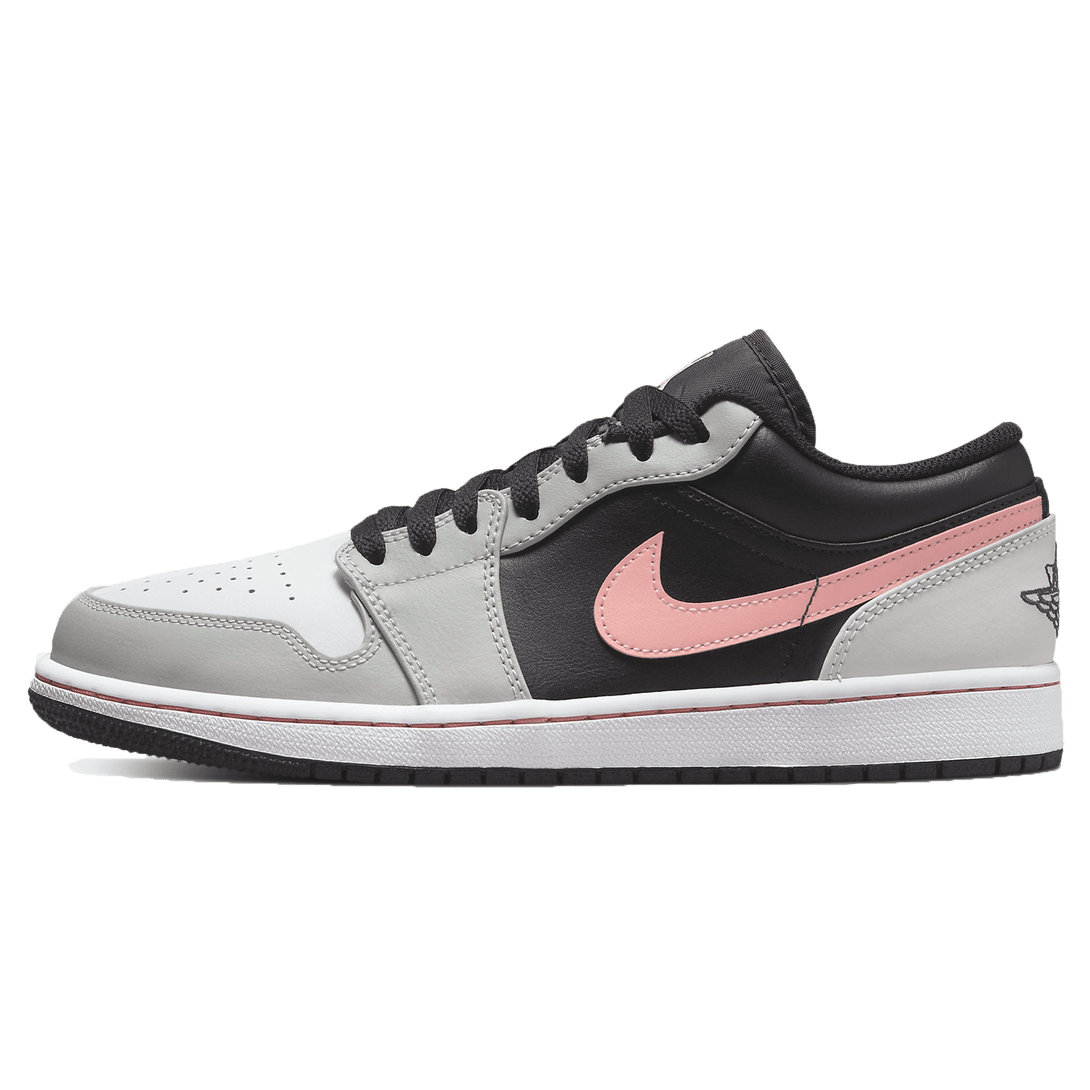 Air Jordan 1 Low 'Black Grey Pink'- Streetwear Fashion - lacezy.com