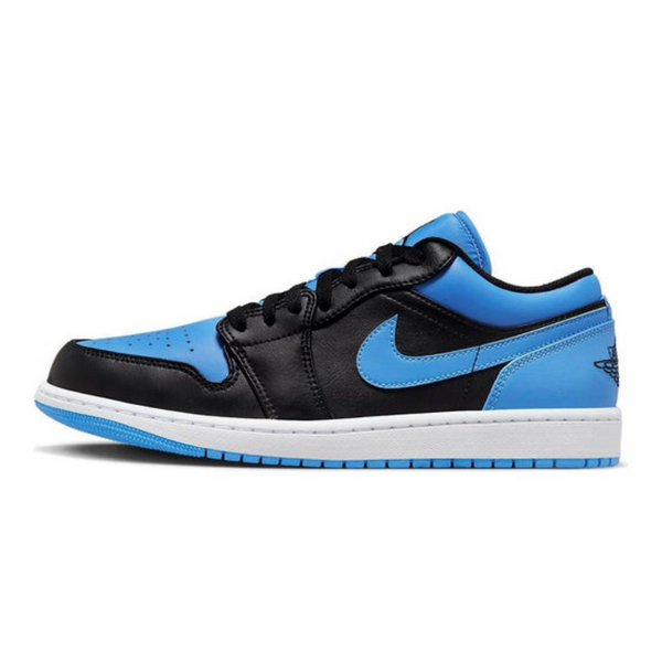 Air Jordan 1 Low 'Black University Blue'- Streetwear Fashion - lacezy.com