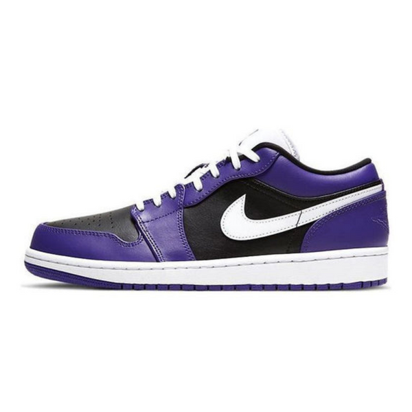 Air Jordan 1 Low 'Court Purple Black'- Streetwear Fashion - lacezy.com