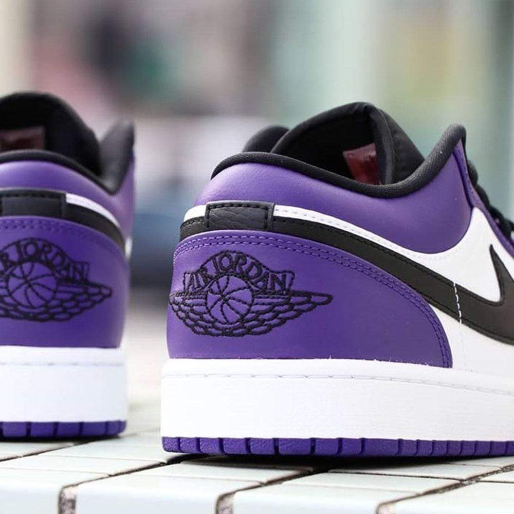 Air Jordan 1 Low 'Court Purple'- Streetwear Fashion - lacezy.com