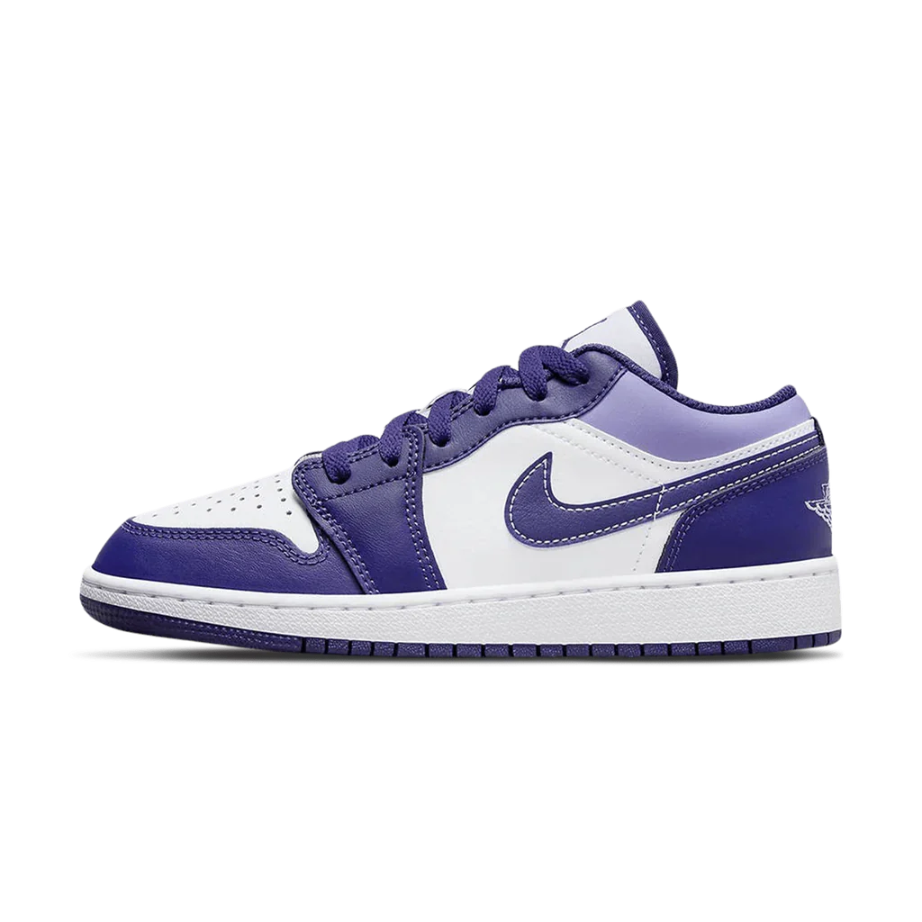 Air Jordan 1 Low GS 'Blueberry'- Streetwear Fashion - lacezy.com