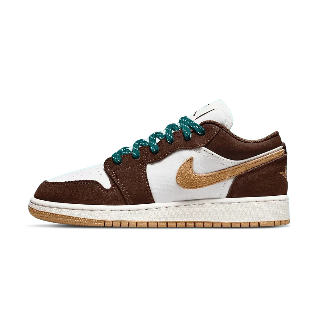 Air Jordan 1 Low GS 'Cacao Wow'- Streetwear Fashion - lacezy.com