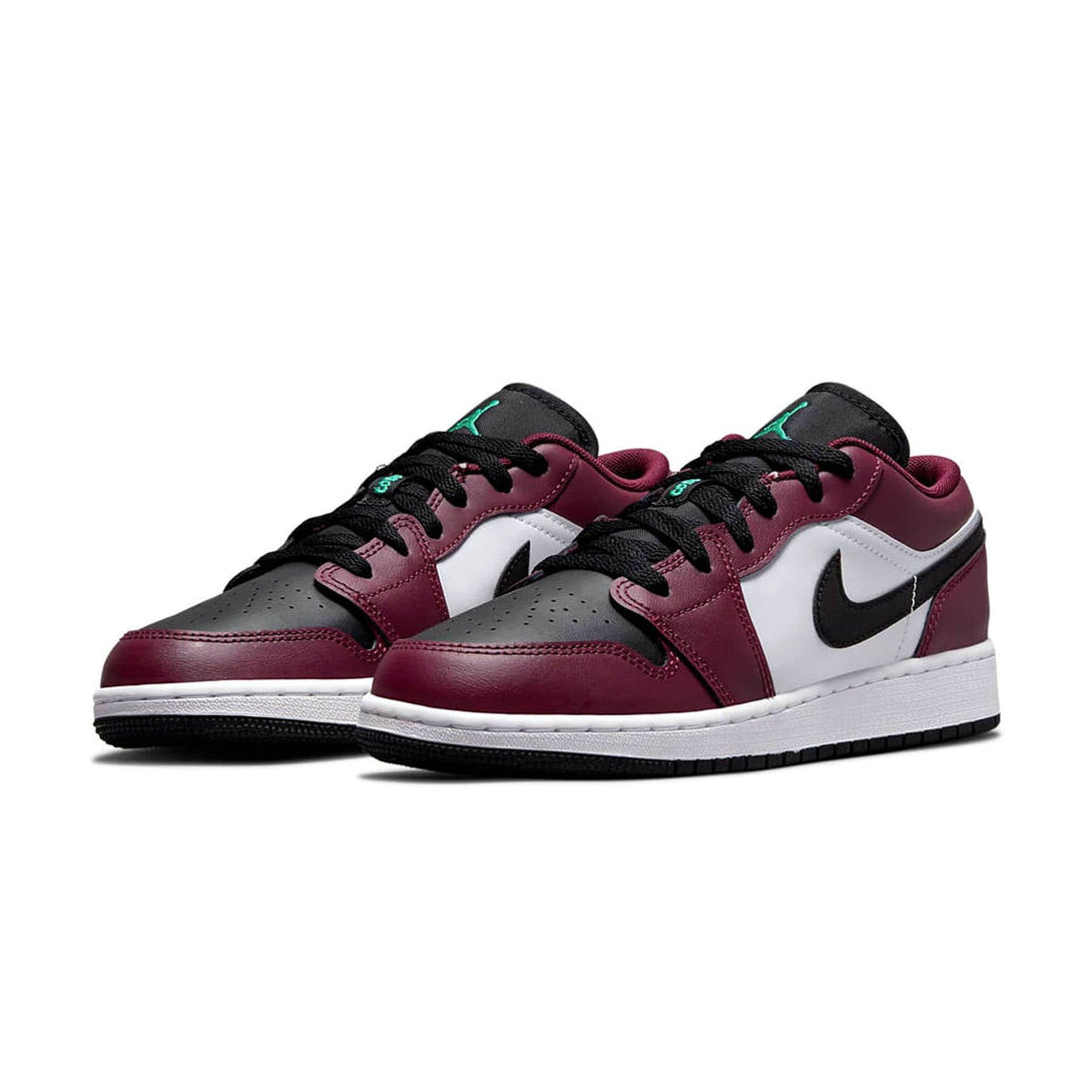 Air Jordan 1 Low GS 'Dark Beetroot Roma Green'- Streetwear Fashion - lacezy.com