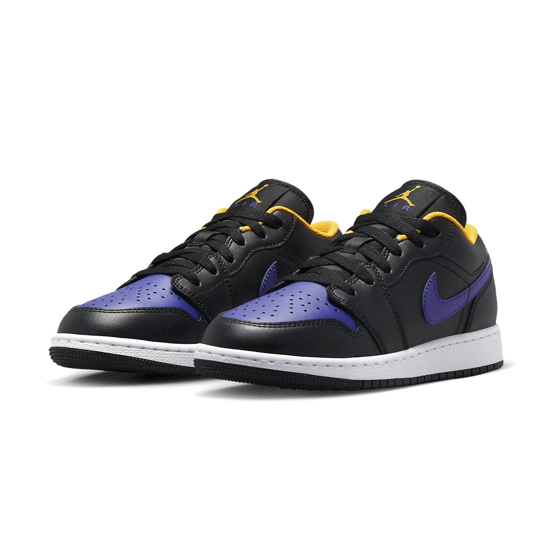 Air Jordan 1 Low GS 'Lakers'- Streetwear Fashion - lacezy.com