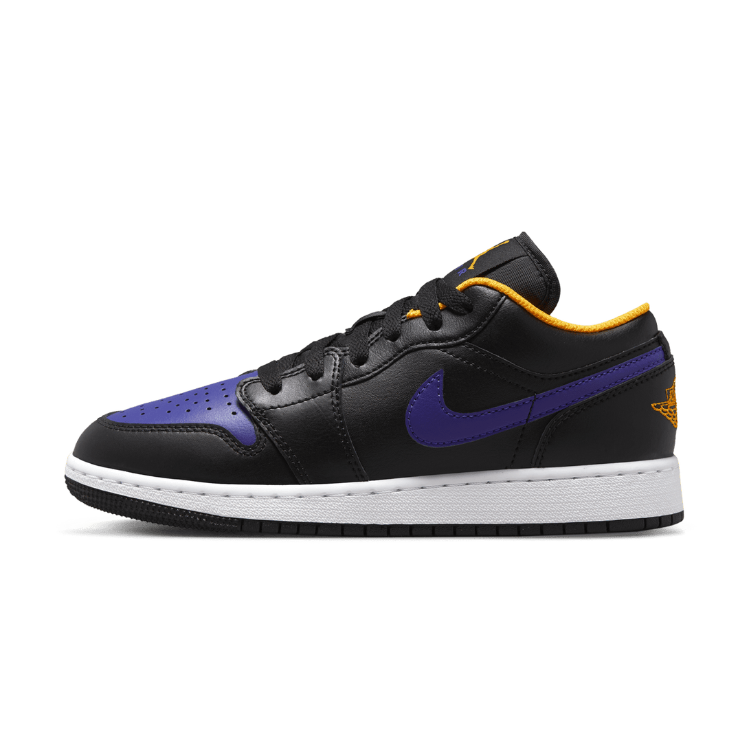 Air Jordan 1 Low GS 'Lakers'- Streetwear Fashion - lacezy.com