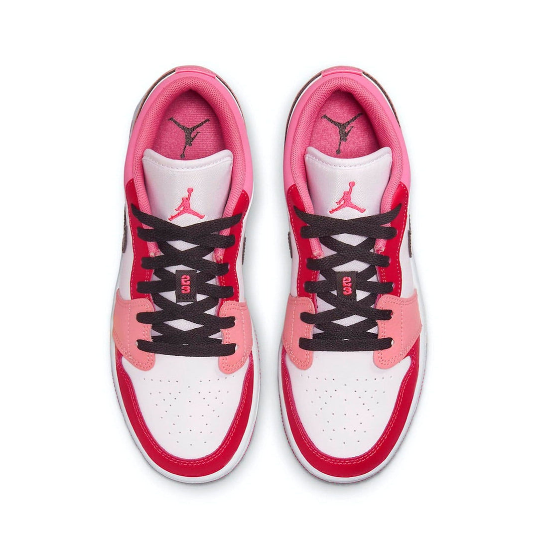 Air Jordan 1 Low GS 'Pink Black'- Streetwear Fashion - lacezy.com