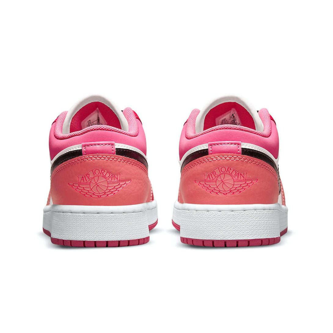 Air Jordan 1 Low GS 'Pink Black'- Streetwear Fashion - lacezy.com