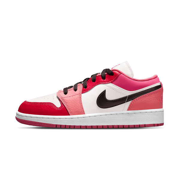 Air Jordan 1 Low GS 'Pink Black'- Streetwear Fashion - lacezy.com