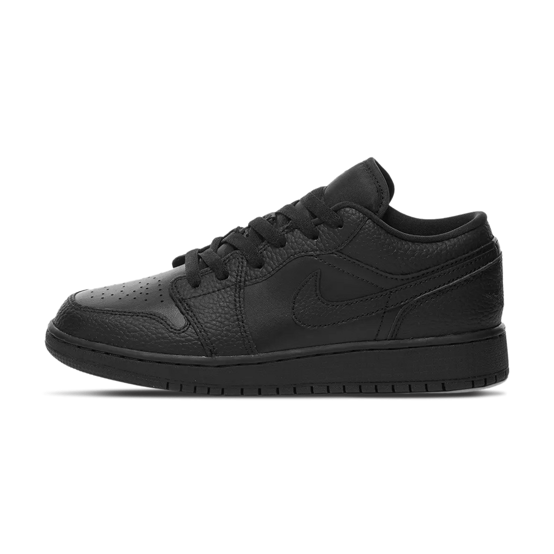 Air Jordan 1 Low GS 'Triple Black'- Streetwear Fashion - lacezy.com