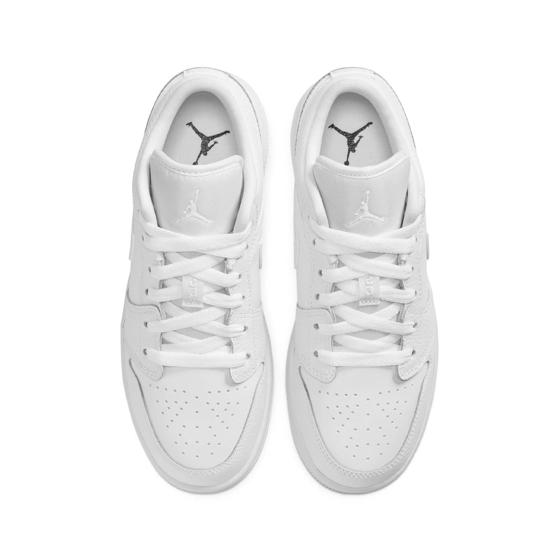 Air Jordan 1 Low GS 'Triple White'- Streetwear Fashion - lacezy.com