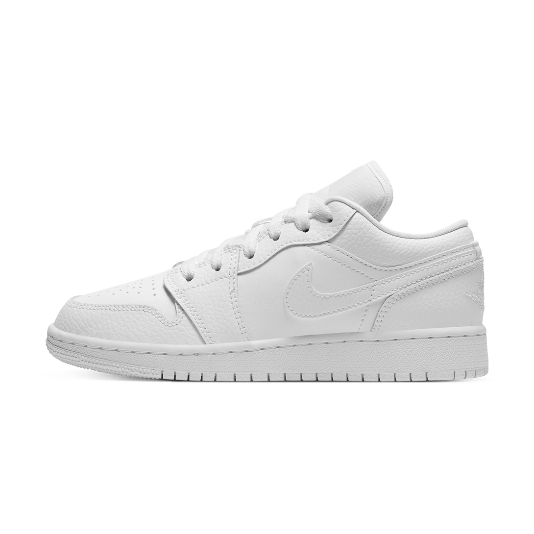 Air Jordan 1 Low GS 'Triple White'- Streetwear Fashion - lacezy.com