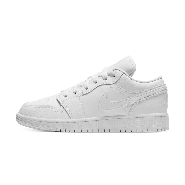 Air Jordan 1 Low GS 'Triple White'- Streetwear Fashion - lacezy.com