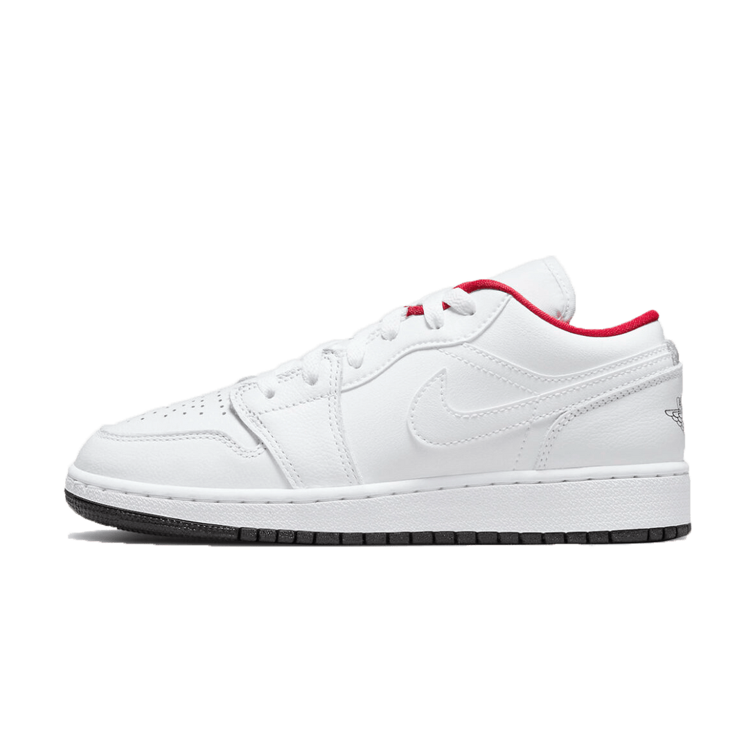 Air Jordan 1 Low GS White Black Infrared- Streetwear Fashion - lacezy.com