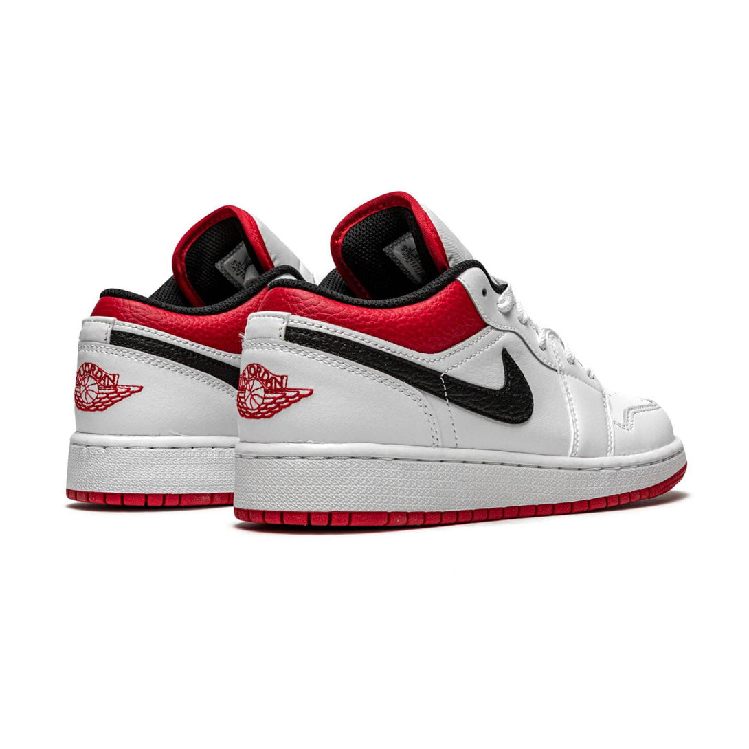 Air Jordan 1 Low GS 'White Gym Red'- Streetwear Fashion - lacezy.com