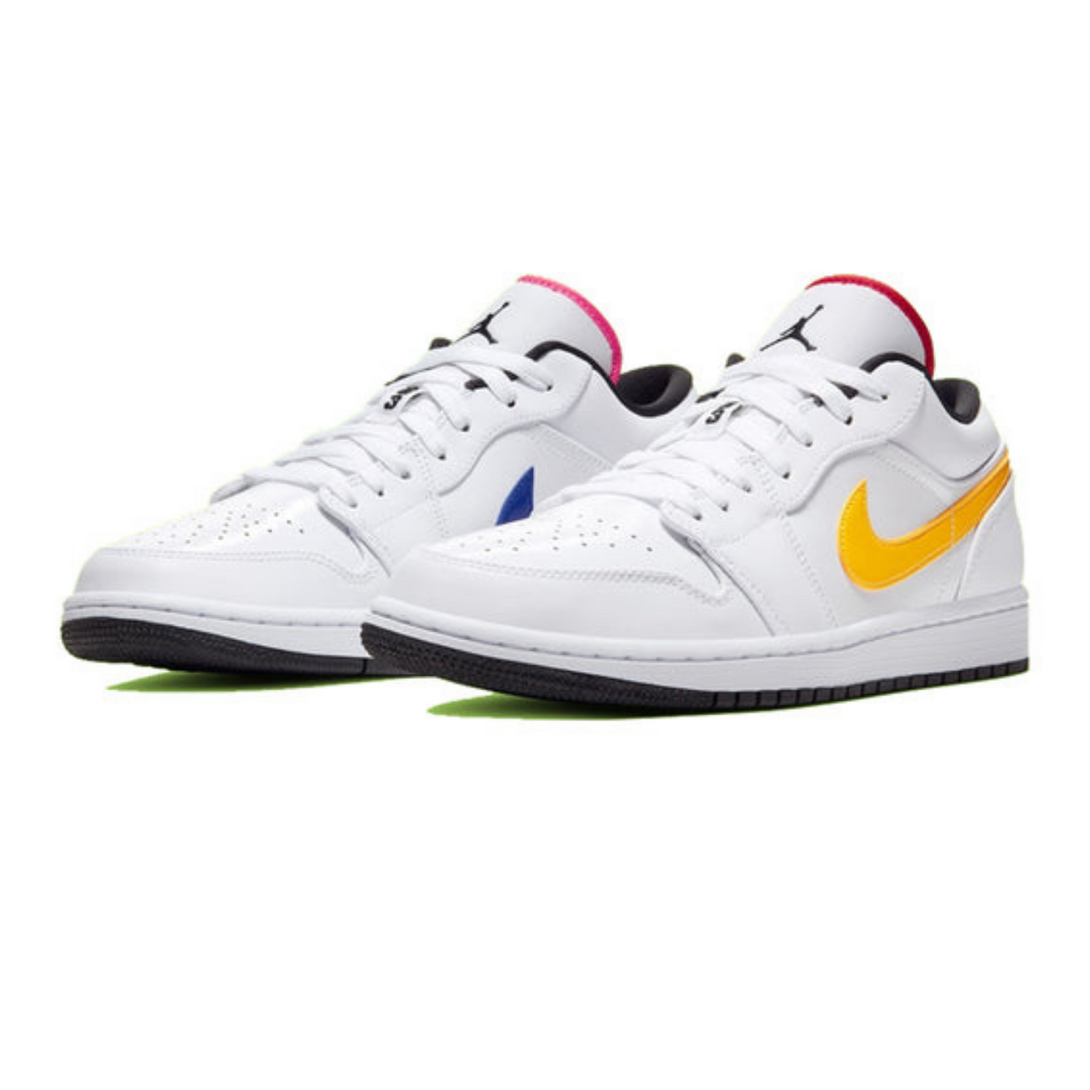 Air Jordan 1 Low 'Multi-Color Swoosh'- Streetwear Fashion - lacezy.com