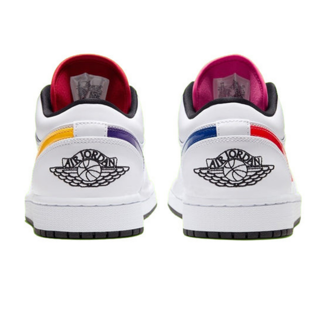 Air Jordan 1 Low 'Multi-Color Swoosh'- Streetwear Fashion - lacezy.com