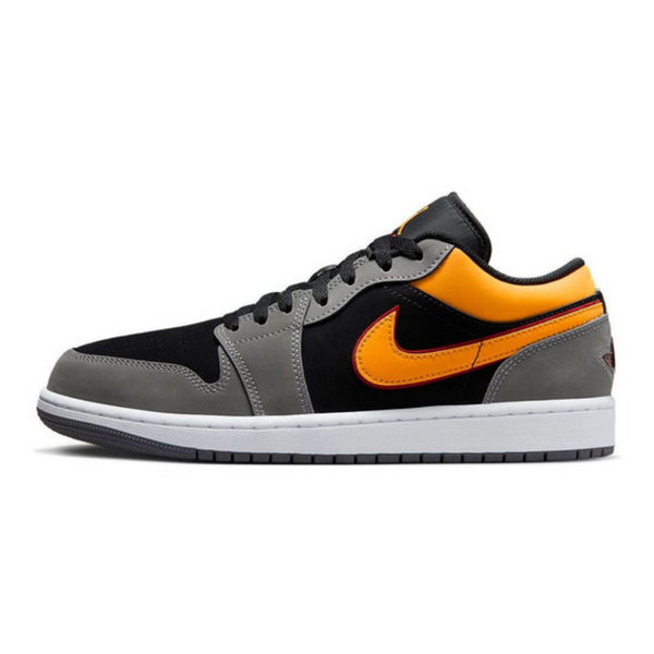 Air Jordan 1 Low SE 'Black Graphite Vivid Orange'- Streetwear Fashion - lacezy.com