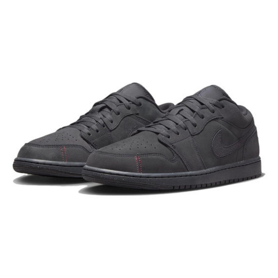 Air Jordan 1 Low SE Craft 'Dark Smoke Red'- Streetwear Fashion - lacezy.com