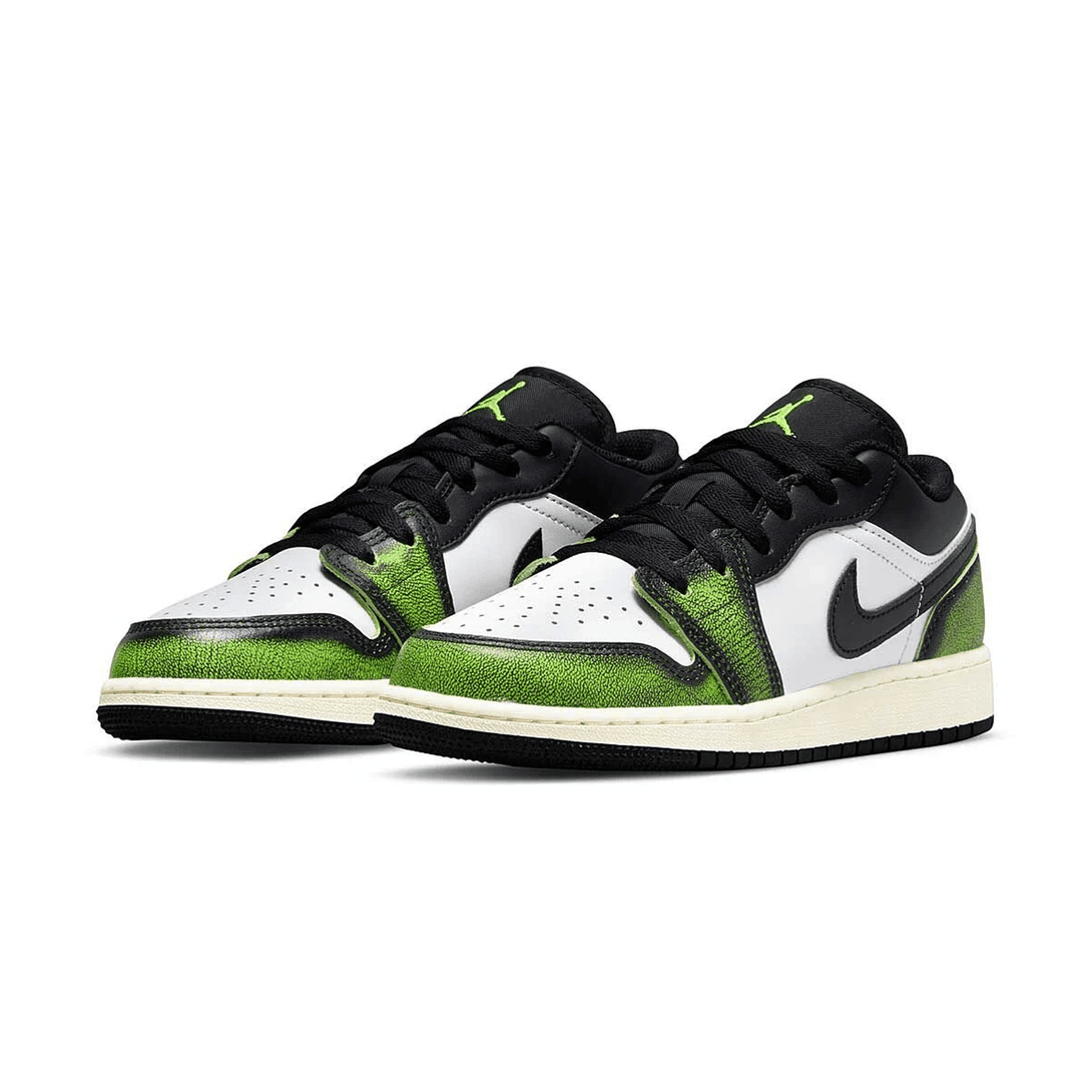 Air Jordan 1 Low SE GS Electric Green- Streetwear Fashion - lacezy.com