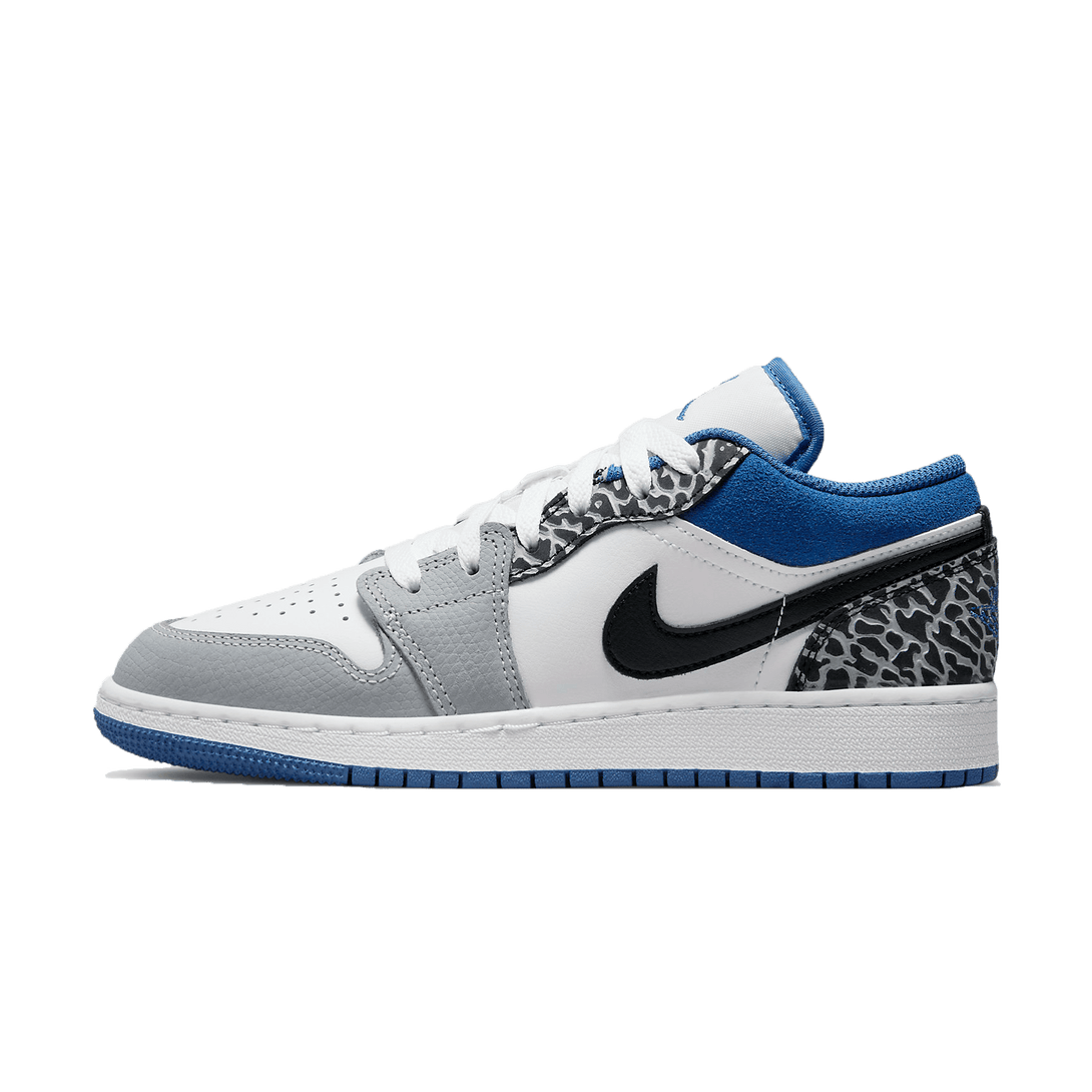 Air Jordan 1 Low SE GS 'True Blue'- Streetwear Fashion - lacezy.com