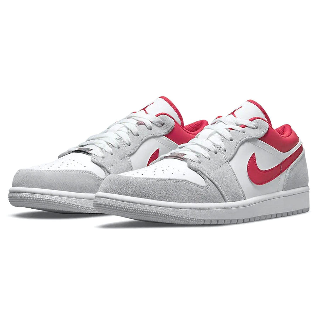 Air Jordan 1 Low SE 'Light Smoke Grey Gym Red'- Streetwear Fashion - lacezy.com