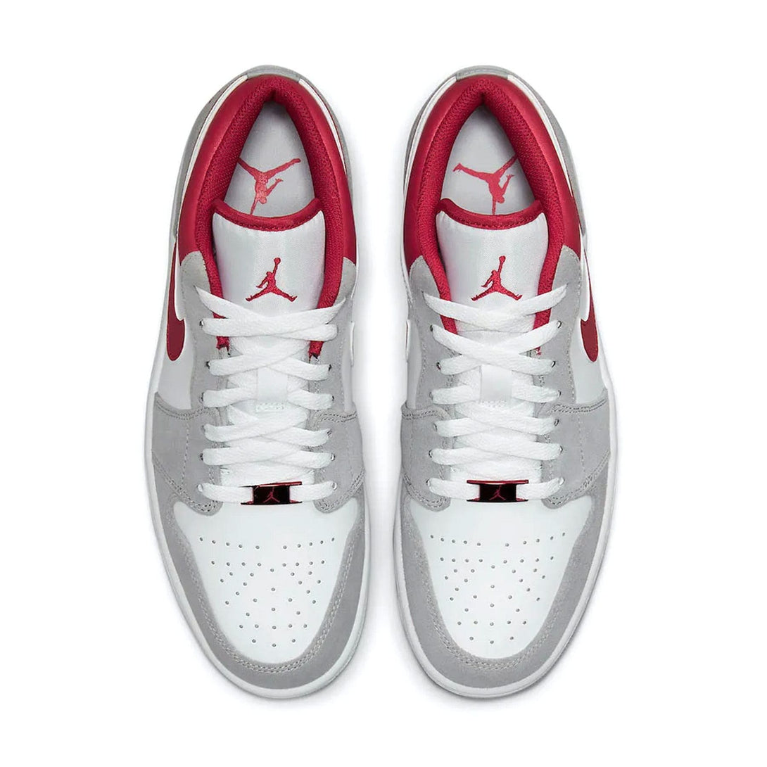 Air Jordan 1 Low SE 'Light Smoke Grey Gym Red'- Streetwear Fashion - lacezy.com