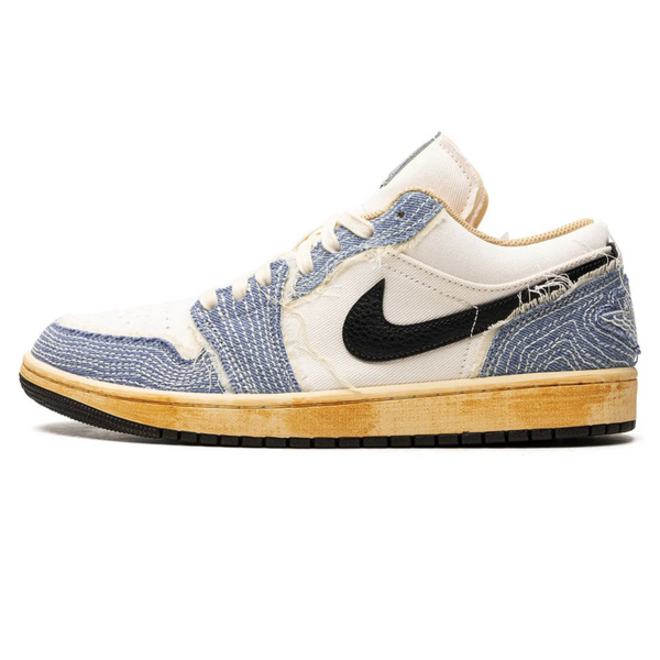 Air Jordan 1 Low Sashiko- Streetwear Fashion - lacezy.com