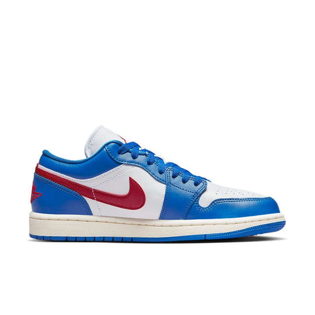 Air Jordan 1 Low 'Sport Blue Gym Red' Wmns- Streetwear Fashion - lacezy.com