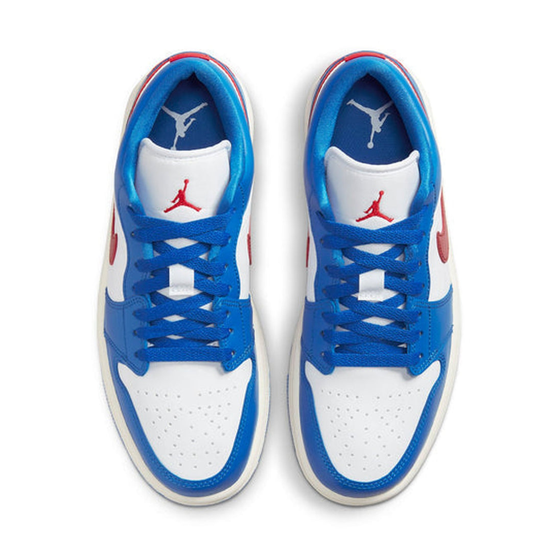 Air Jordan 1 Low 'Sport Blue Gym Red' Wmns- Streetwear Fashion - lacezy.com