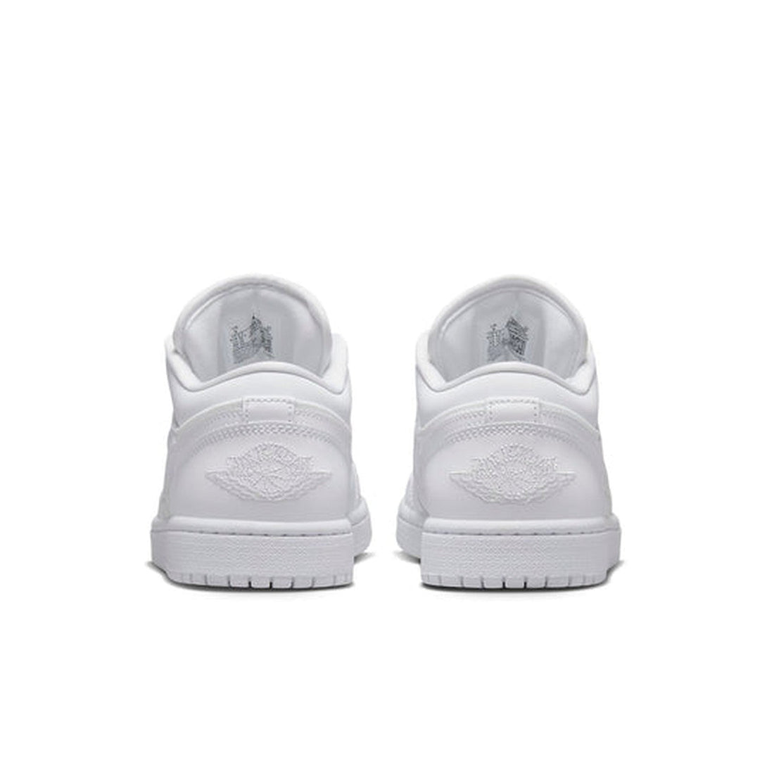 Air Jordan 1 Low 'Triple White Quilted' Wmns- Streetwear Fashion - lacezy.com