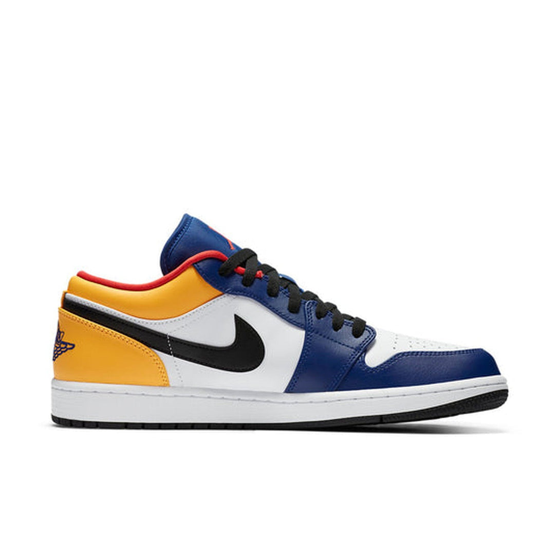 Air Jordan 1 Low 'White Deep Royal Blue'- Streetwear Fashion - lacezy.com