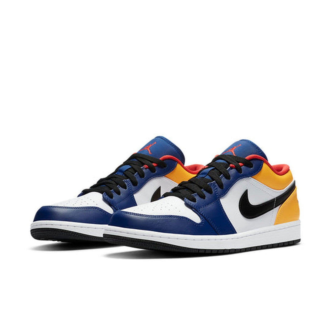 Air Jordan 1 Low 'White Deep Royal Blue'- Streetwear Fashion - lacezy.com