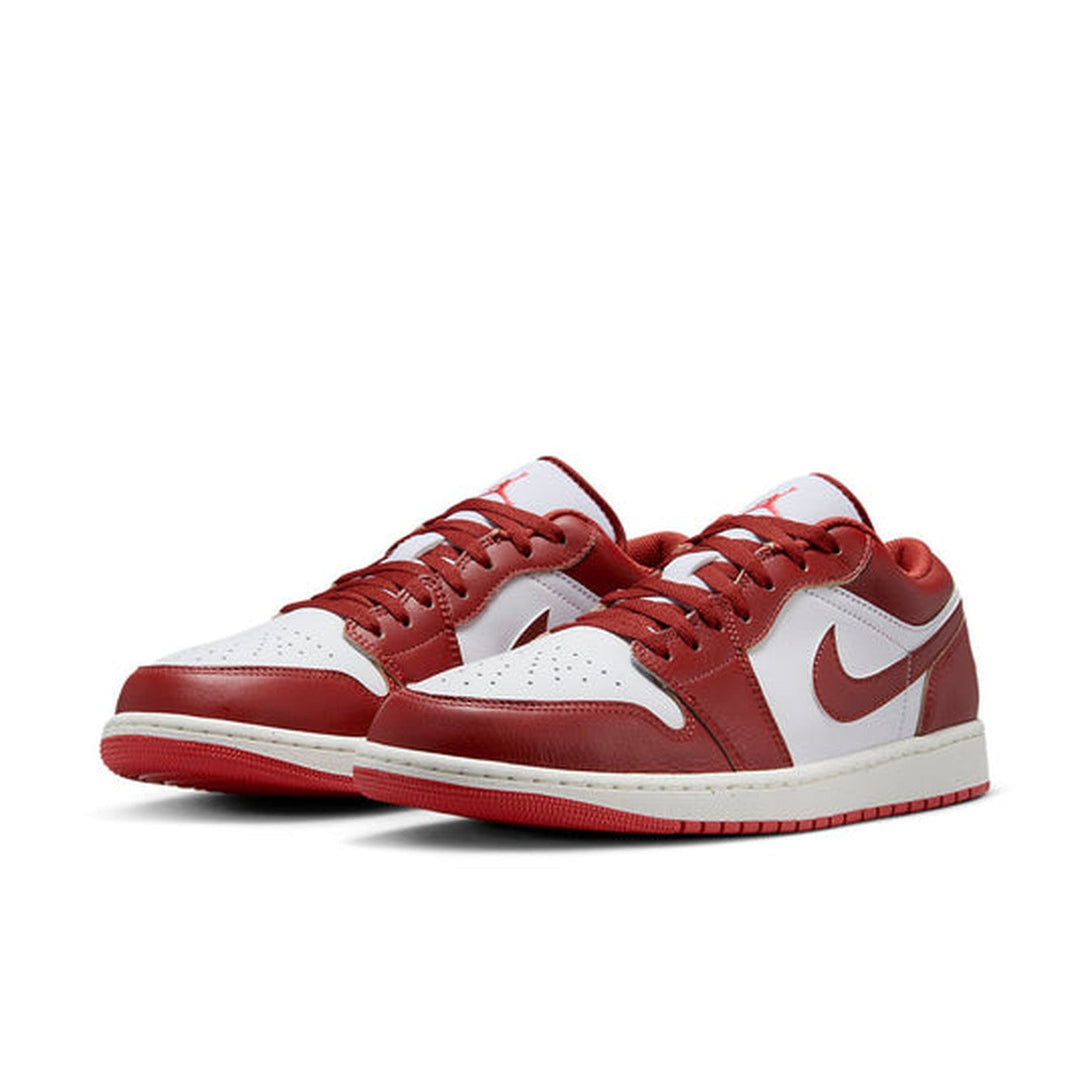 Air Jordan 1 Low 'White Dune Red'- Streetwear Fashion - lacezy.com