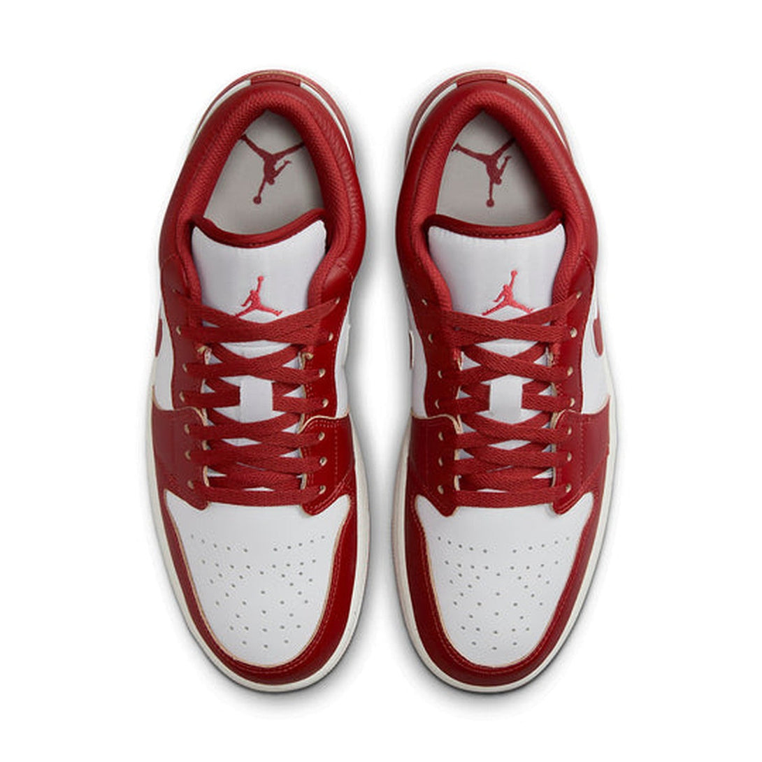 Air Jordan 1 Low 'White Dune Red'- Streetwear Fashion - lacezy.com