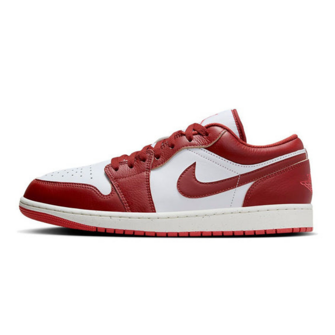 Air Jordan 1 Low 'White Dune Red'- Streetwear Fashion - lacezy.com