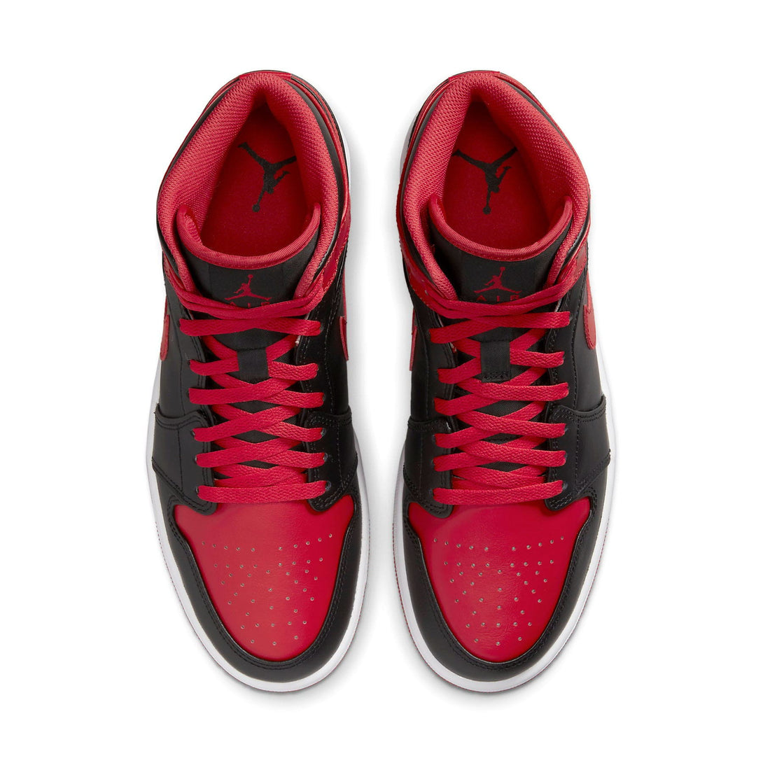 Air Jordan 1 Mid 'Alternate Bred'- Streetwear Fashion - lacezy.com