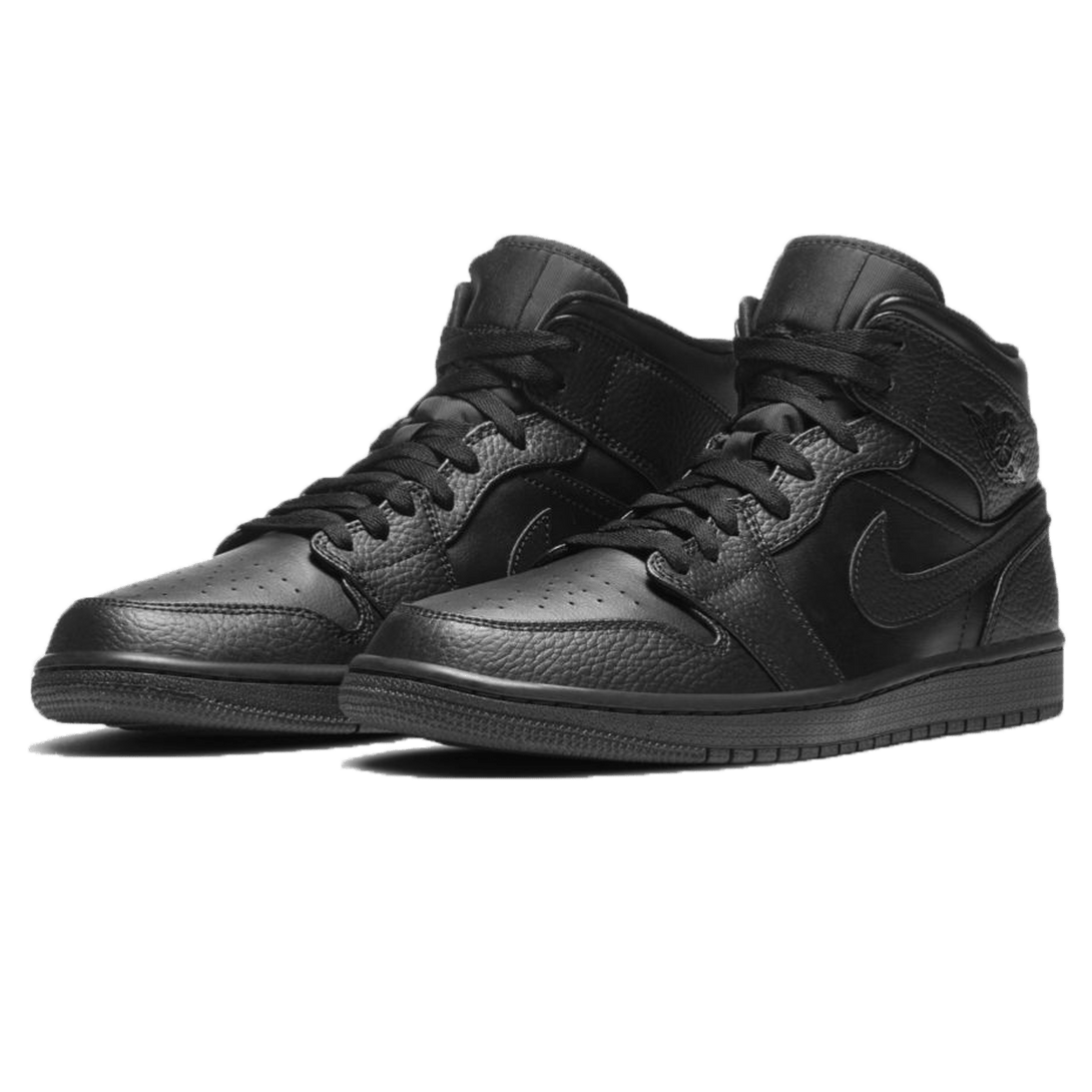 Air Jordan 1 Mid 'Black White'- Streetwear Fashion - lacezy.com