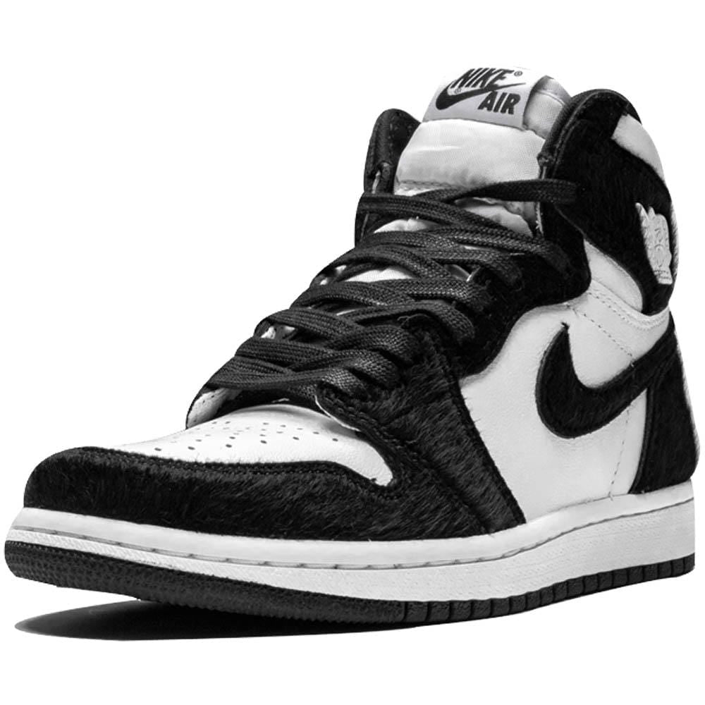 Air Jordan 1 Mid Black White Womens- Streetwear Fashion - lacezy.com