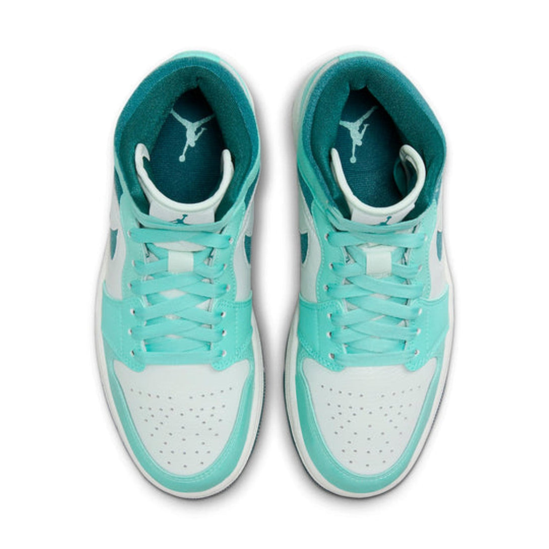 Air Jordan 1 Mid 'Bleached Turquoise' Wmns- Streetwear Fashion - lacezy.com