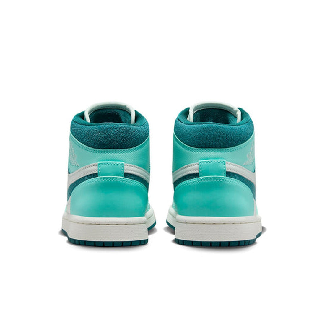 Air Jordan 1 Mid 'Bleached Turquoise' Wmns- Streetwear Fashion - lacezy.com