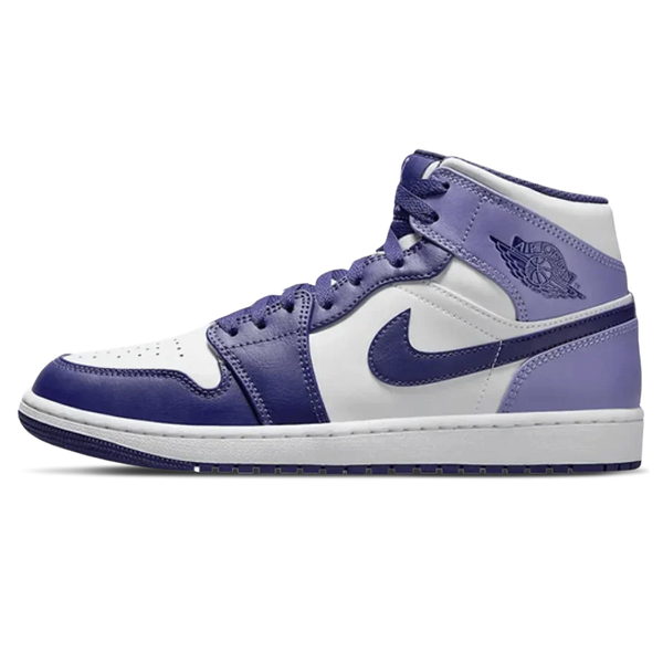 Air Jordan 1 Mid 'Blueberry'- Streetwear Fashion - lacezy.com