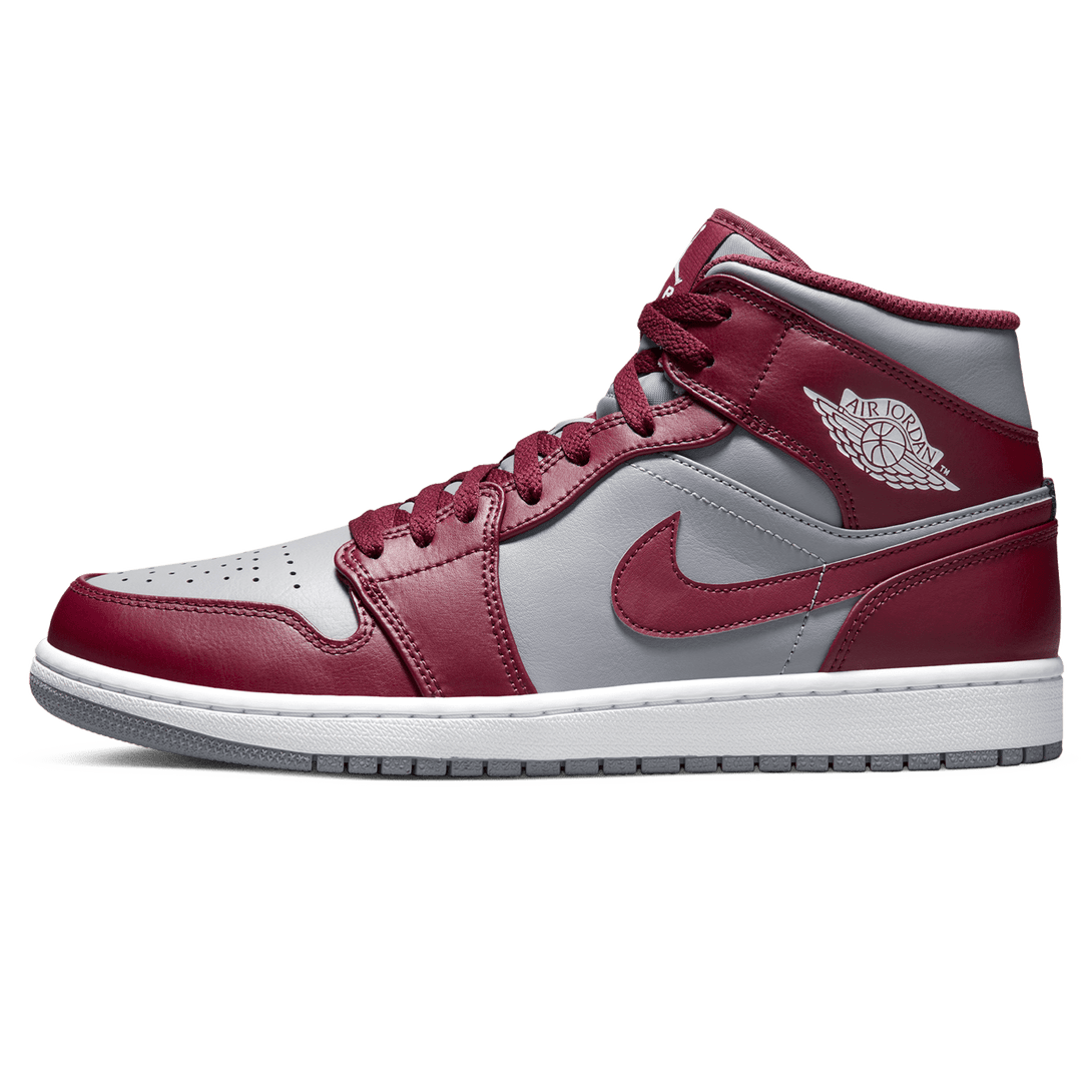 Air Jordan 1 Mid 'Cherrywood Red'- Streetwear Fashion - lacezy.com