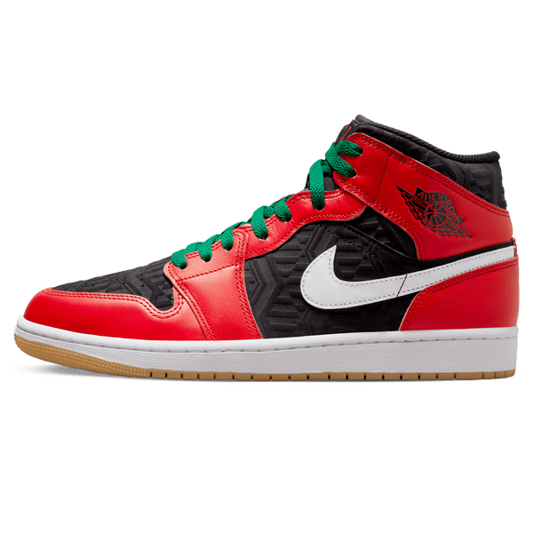 Air Jordan 1 Mid 'Christmas'- Streetwear Fashion - lacezy.com