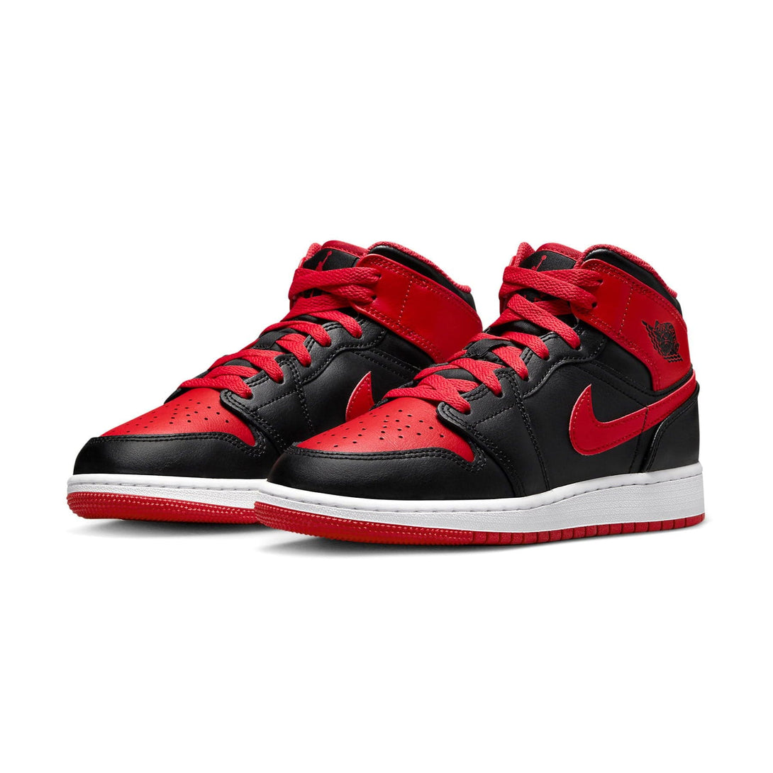 Air Jordan 1 Mid GS 'Alternate Bred'- Streetwear Fashion - lacezy.com