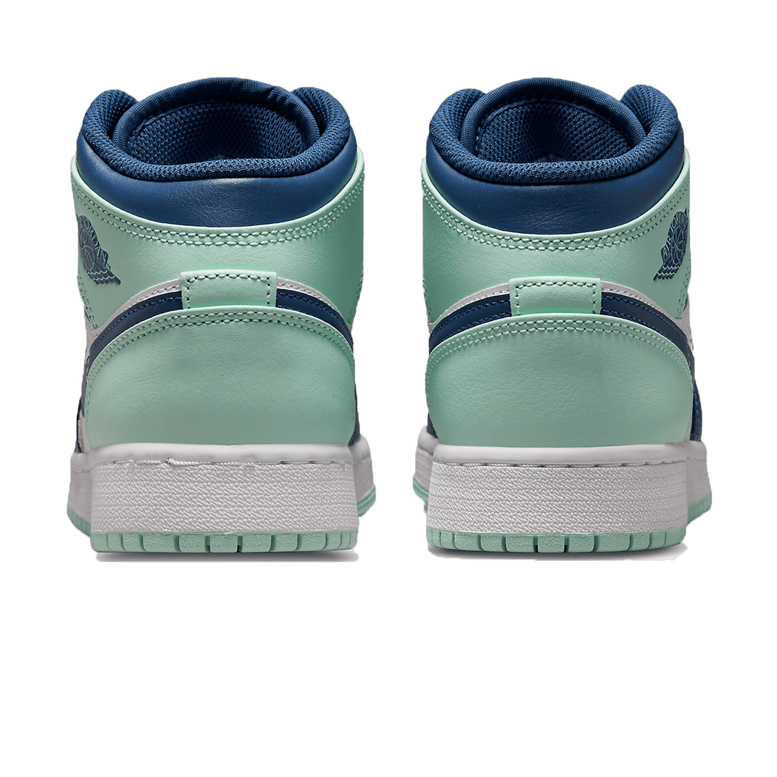 Air Jordan 1 Mid GS 'Blue Mint'- Streetwear Fashion - lacezy.com