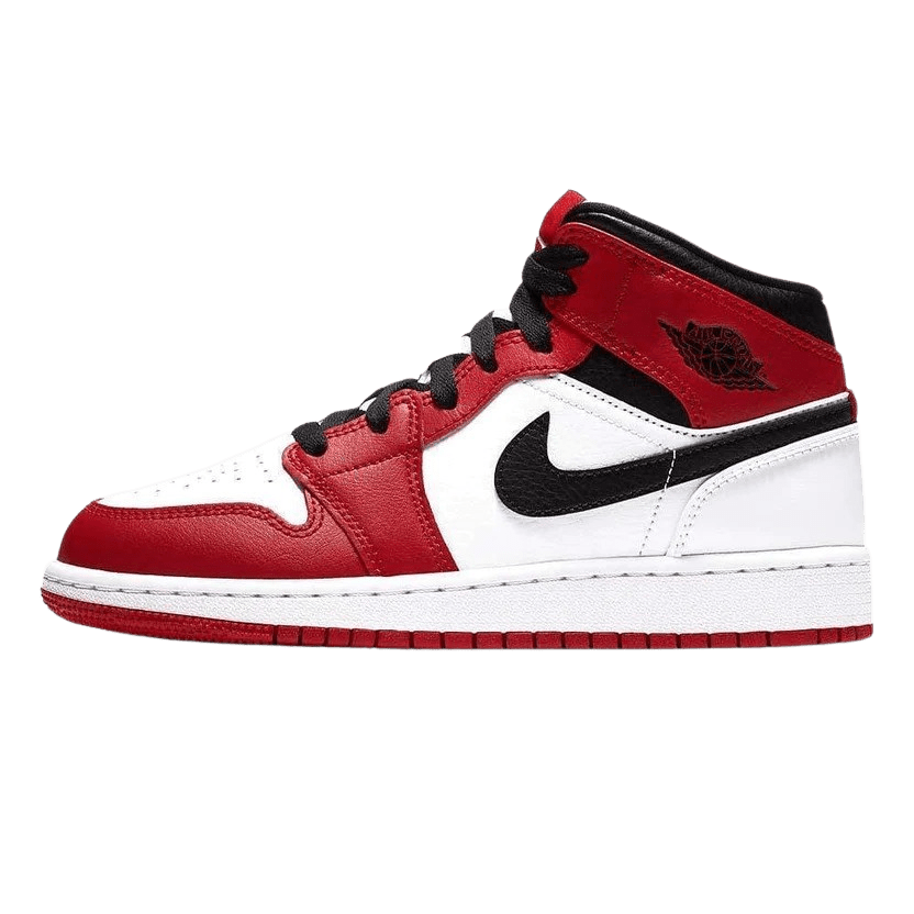 Air Jordan 1 Mid GS Chicago- Streetwear Fashion - lacezy.com