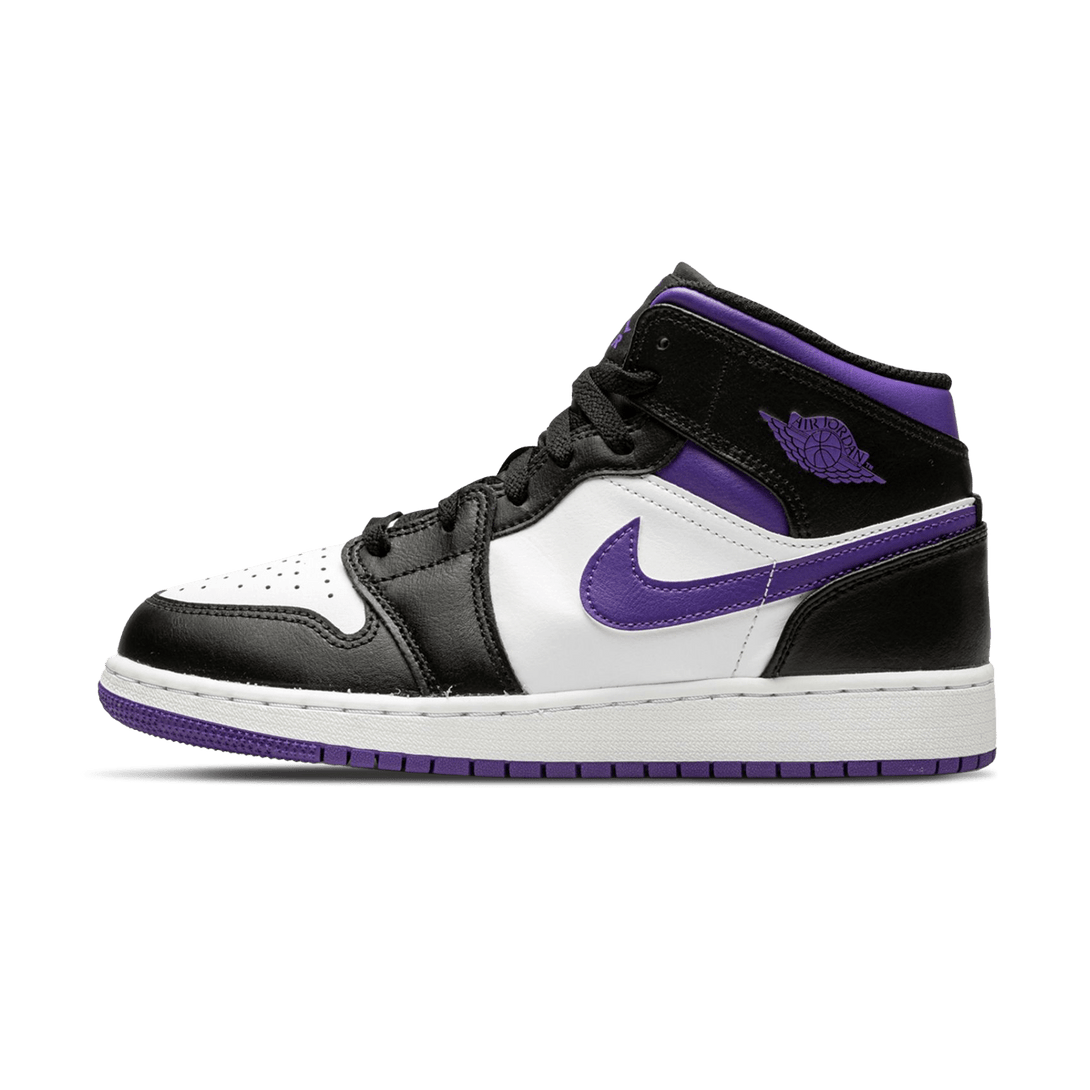 Air Jordan 1 Mid GS 'Dark Iris'- Streetwear Fashion - lacezy.com