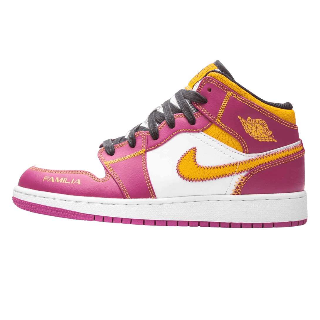 Air Jordan 1 Mid GS 'Día de Muertos'- Streetwear Fashion - lacezy.com